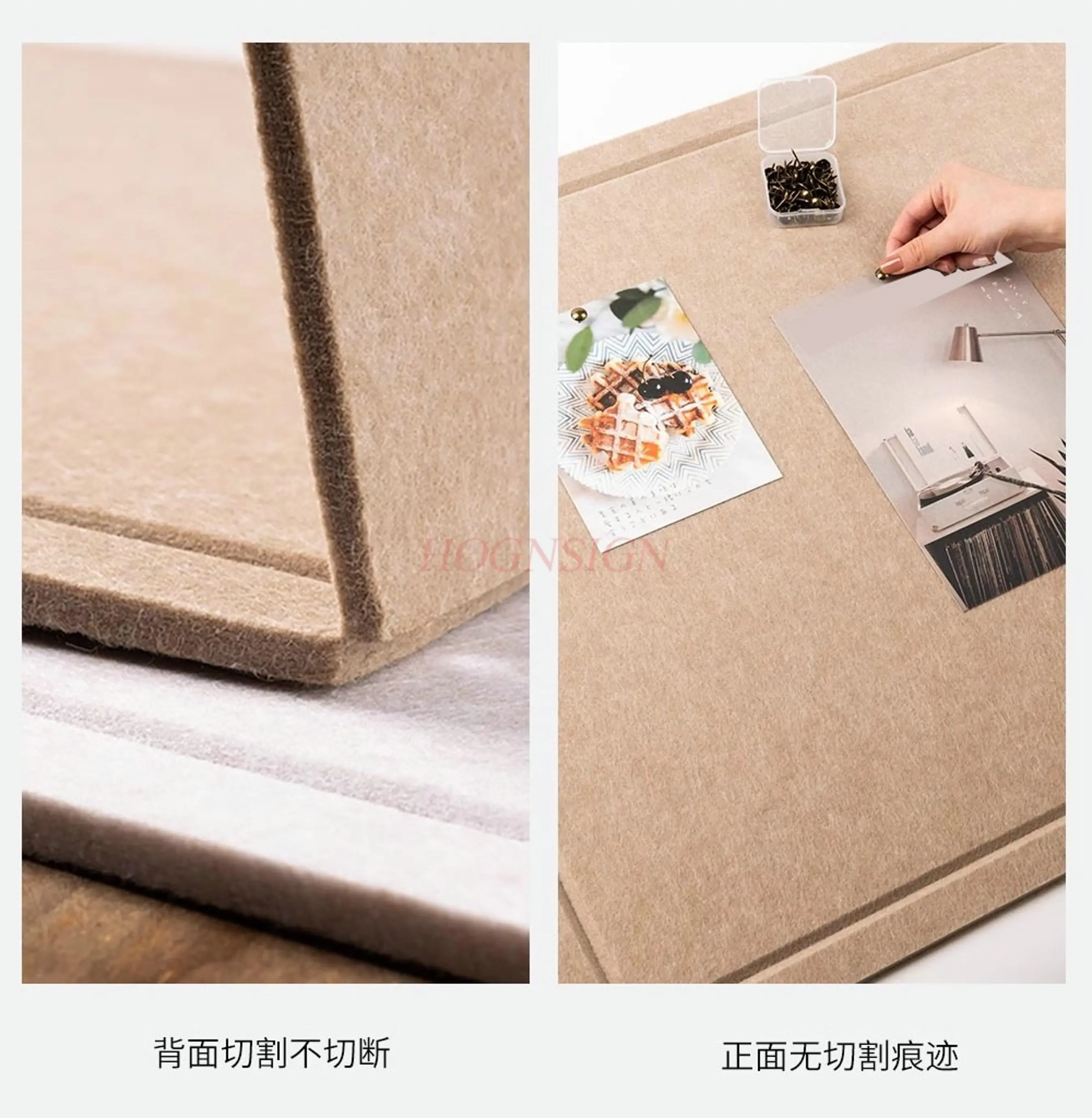 1pcs Felt cultural wall, wall decoration, soft wooden board, photo wall, kindergarten photo display column, felt wall sticker