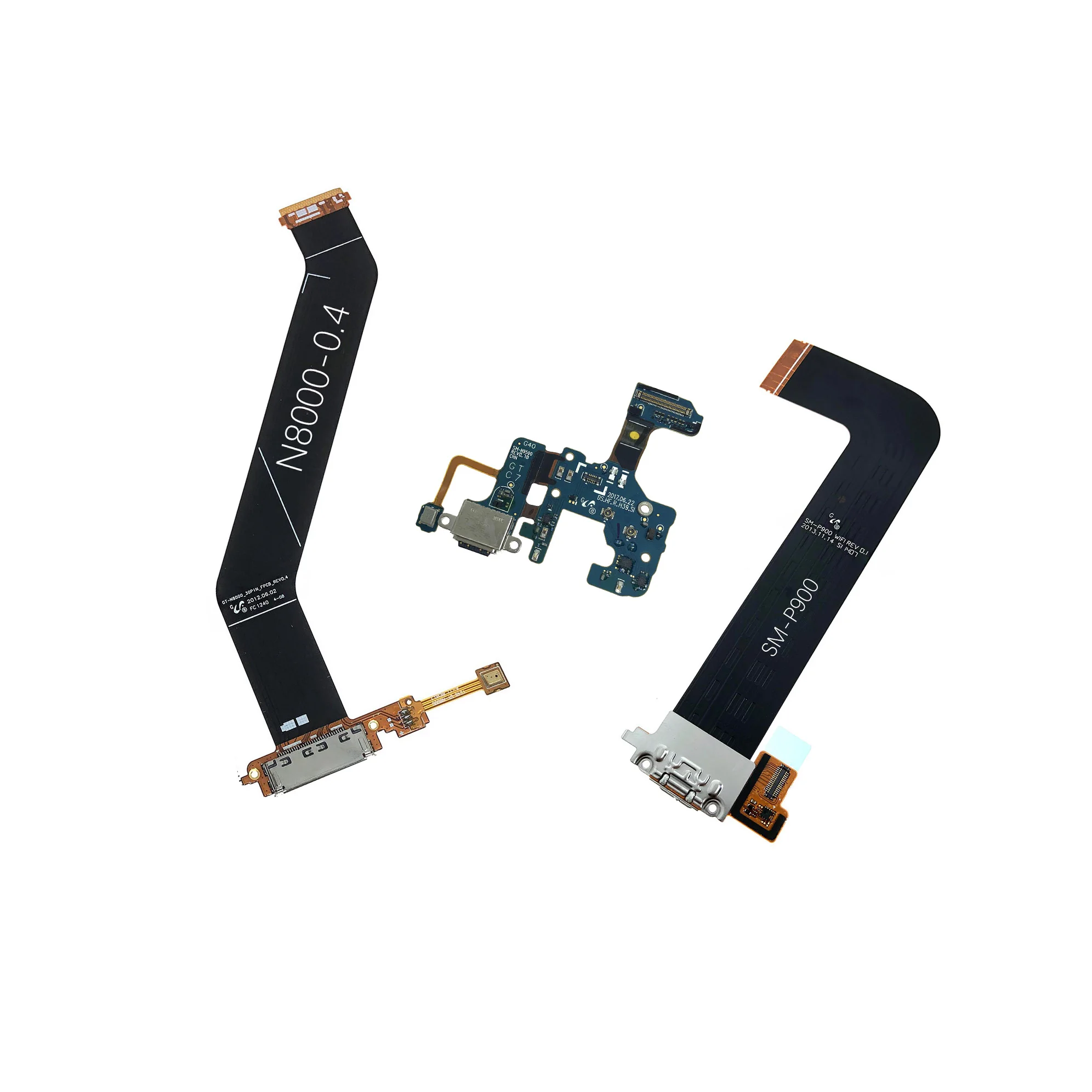 Cabo Flexível de Carregamento para Samsung A7Lite T220 X110 X210 N5100 N5120 N8000 P550 P600 P610 P900 P5100 P5200 P6200 P6800 P7300 P7500