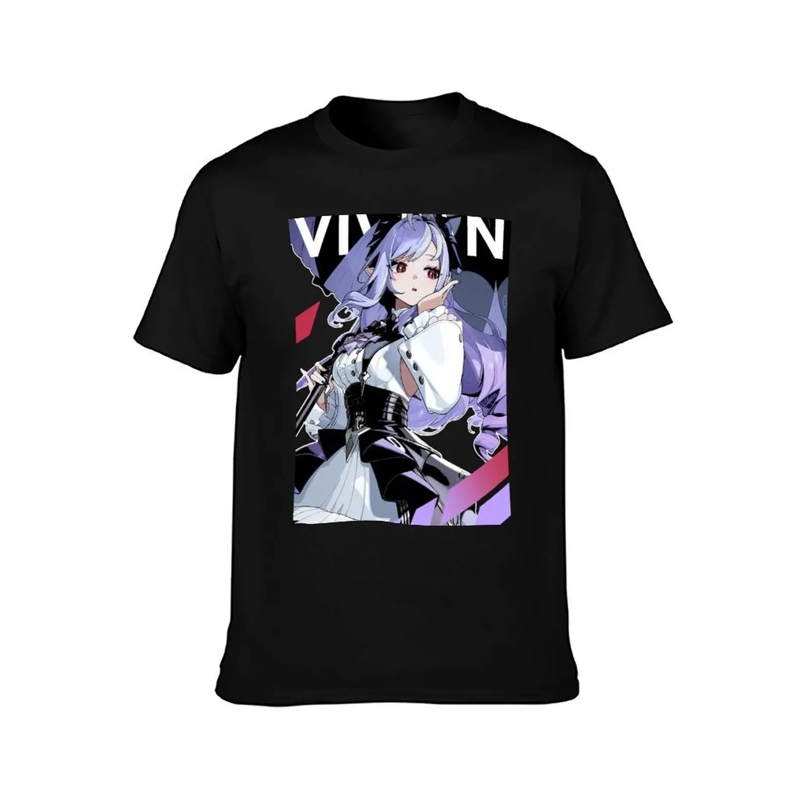 Vivian zzz Zenless Zone Zero Shirt fan Vivian Sticker Decals Zenless Zone case T-Shirt Halloween Casual T-Shirt