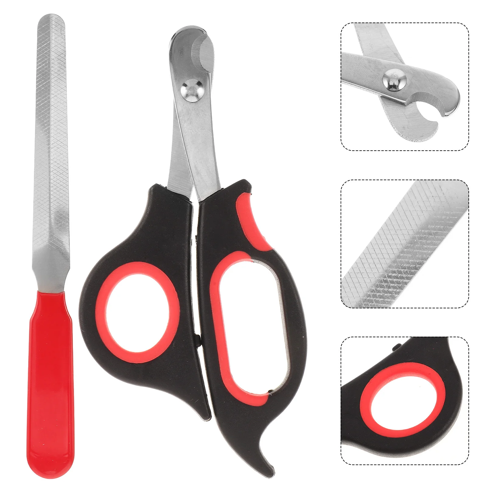 

Pet Nail Clipper Stainless Steel Ergonomic Design No-Bleed Safety Guard for Dogs Cats Small to Medium Pets Nail Trimmer