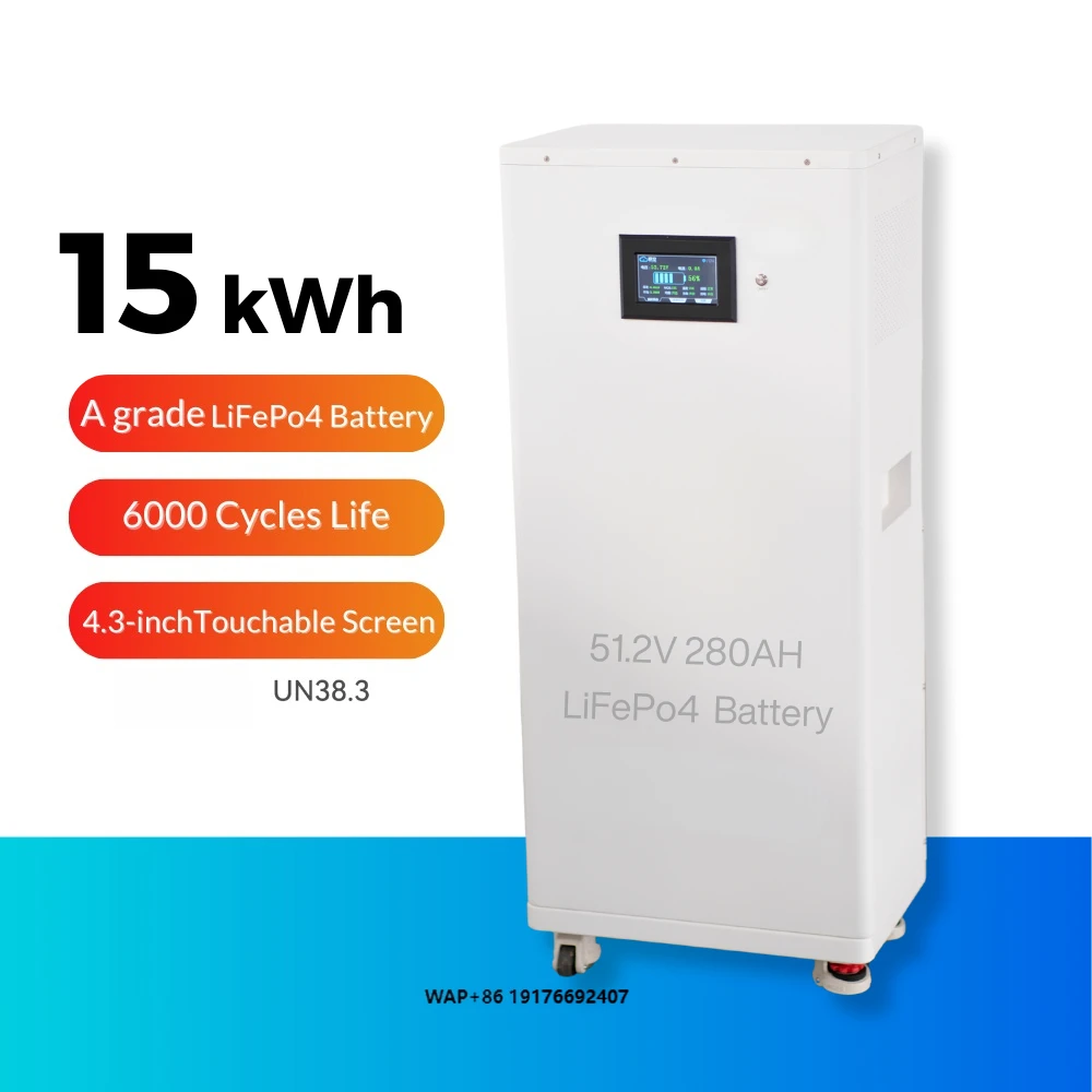 15KWh 51.2V Lithium Battery Pack forHousehold Solar Energy Storage 15kw Solar Batteries with CAN Communication Port