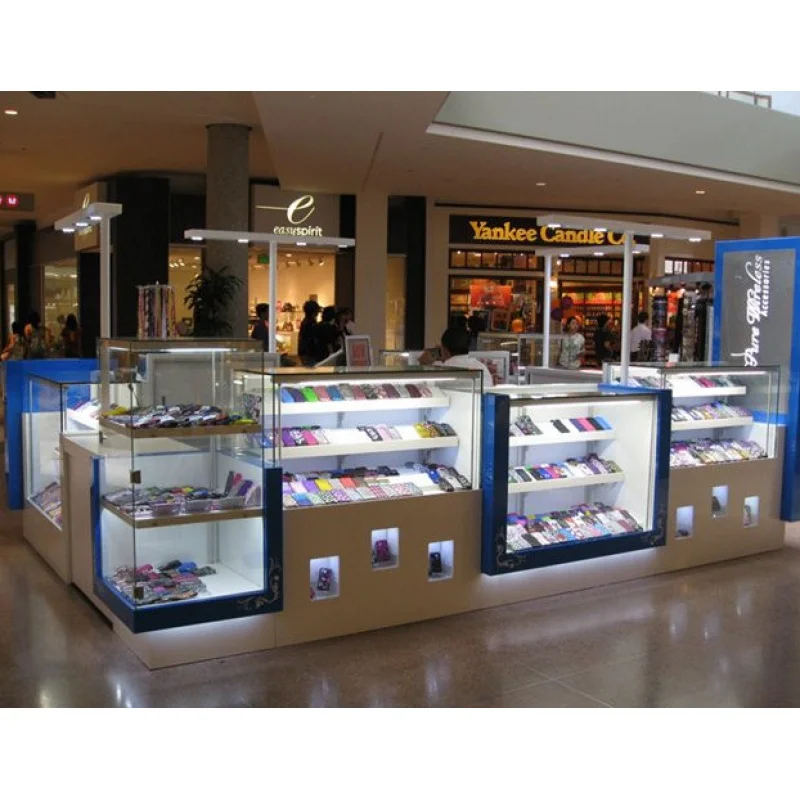 custom，Boutique Mall Kiosk for Phone Cell Phone Accessory Display Showcase Wood Cell Phone Accessory Display Showcase