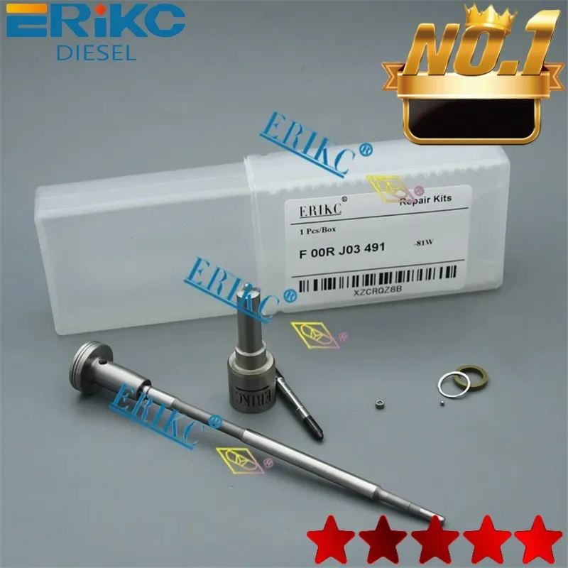 ERIKC F00RJ03491 Fuel Injector Overhaul Kits DLLA150P1781 Nozzle F 00R J03 491 F00R J03 491 for Injector 0445120244 0445120150