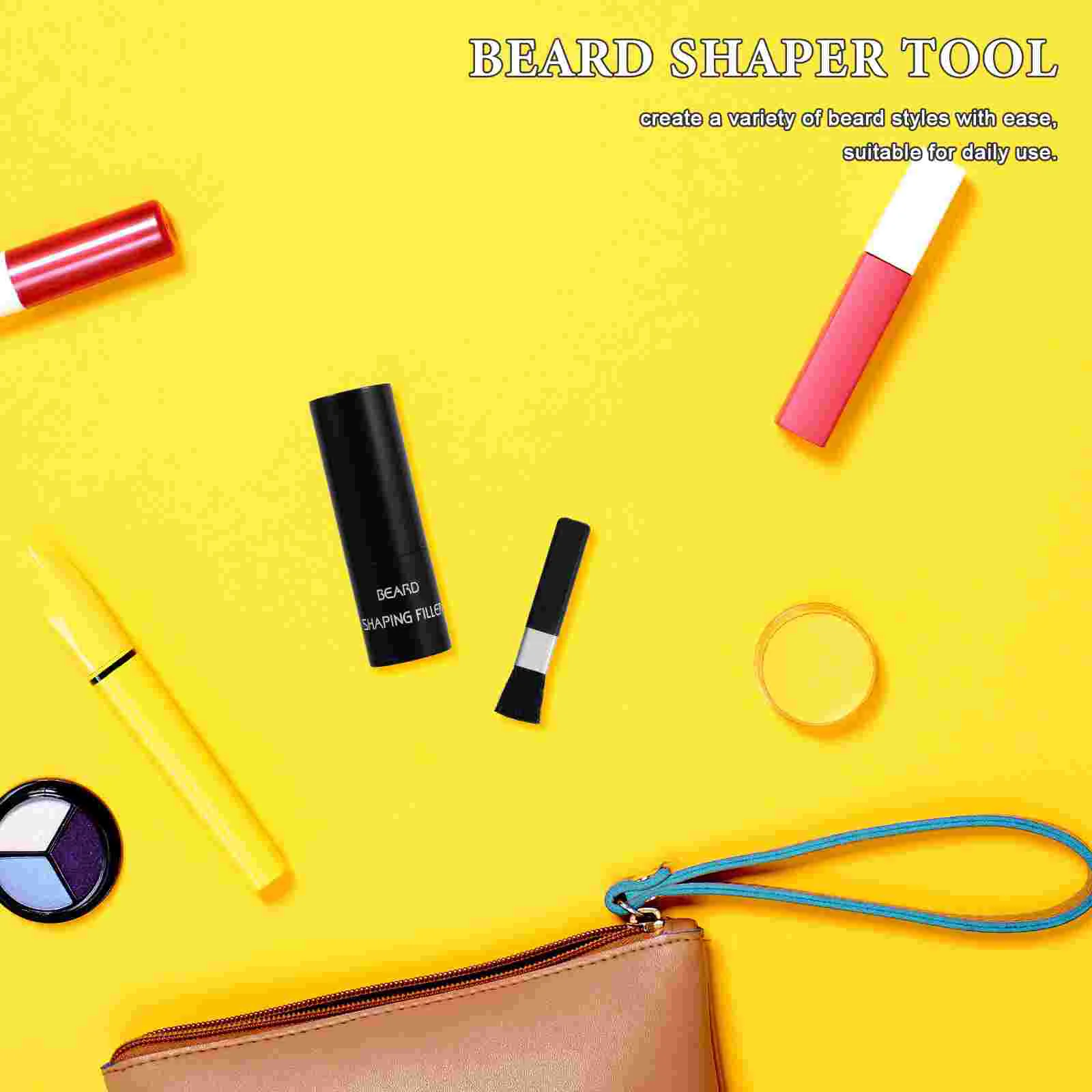 Accessori per crema per il riempimento della barba Kit per modellare il modello per lo styling dello strumento per modellare la scollatura