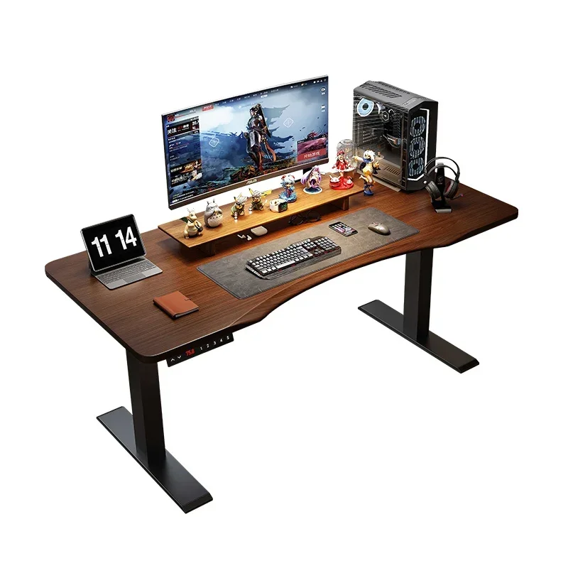 

Premium Electric lifting intelligent learning solid wood computer, office desk, home workstation, vertical