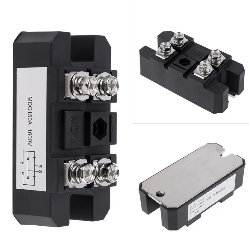 MDQ 150A 1600V Single-Phase Diode Bridge Rectifier for Conversion of an Alternating Current Input into a Direct Current