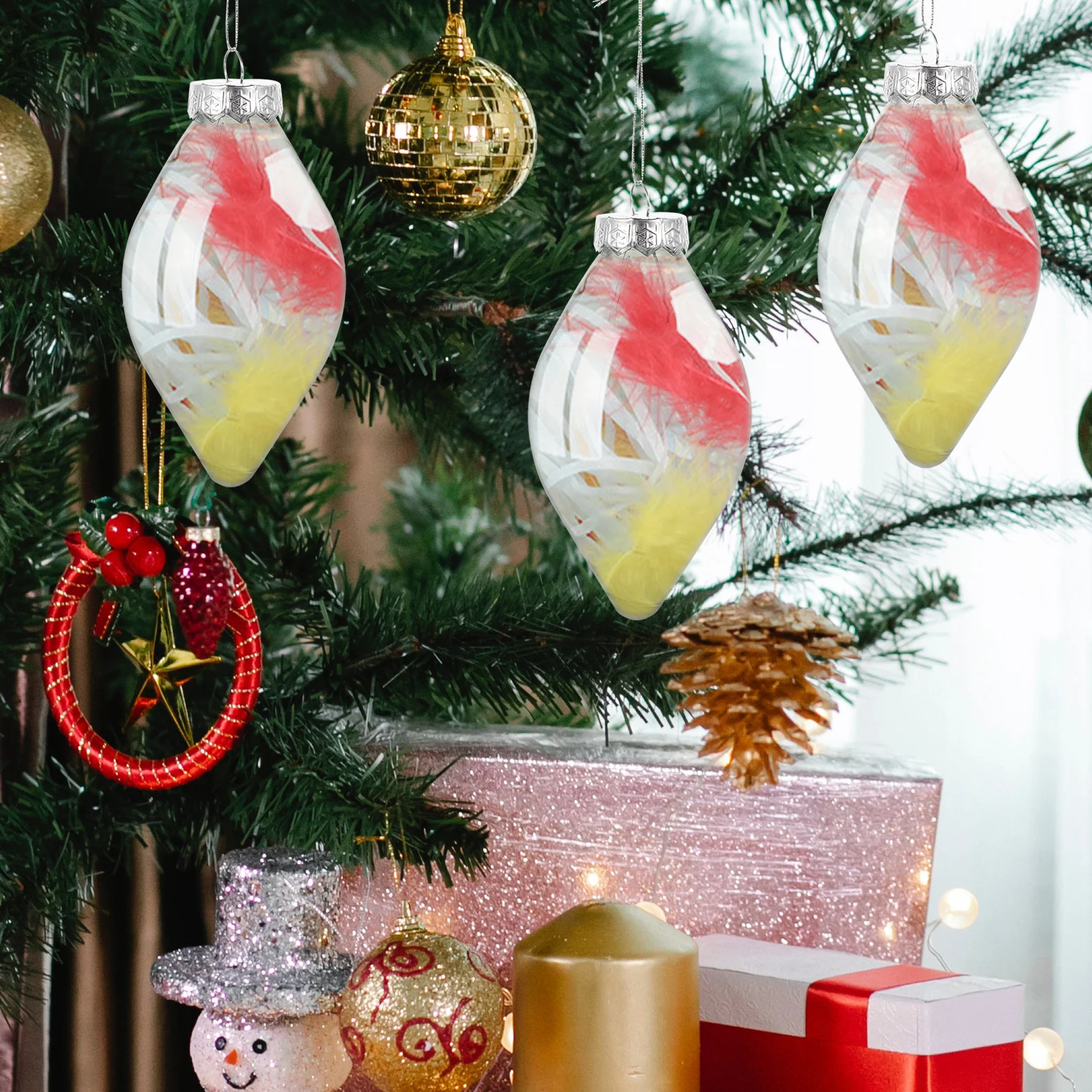 

8 Pcs Small Bulbs Shape Candy Bottles Packaging Decorations Container Containers Plastic Jar Party