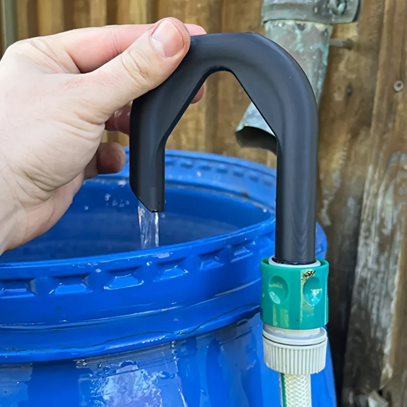 1‑Pack Garden Hose Hook, Anti‑Bending Water Conduit Holder, Compatible with Gardena Standard, Tool‑Free Yard Hose Organizer