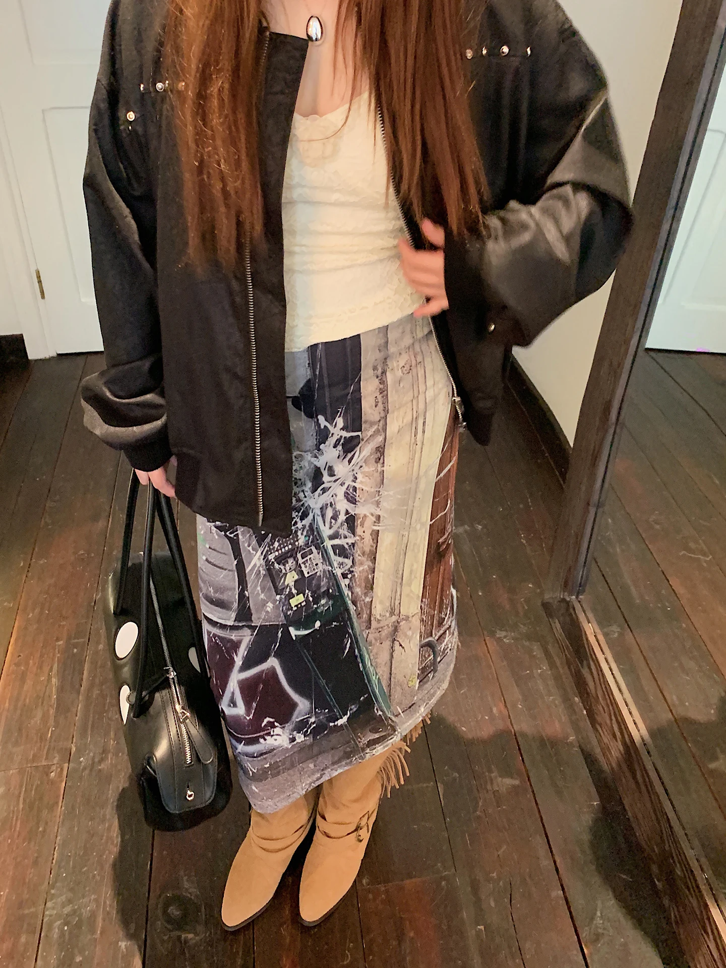 

Женская короткая юбка Dazi Gold больших размеров с принтом, весна 2026, новая уникальная модель, А-силуэт, полиэстер, спандекс