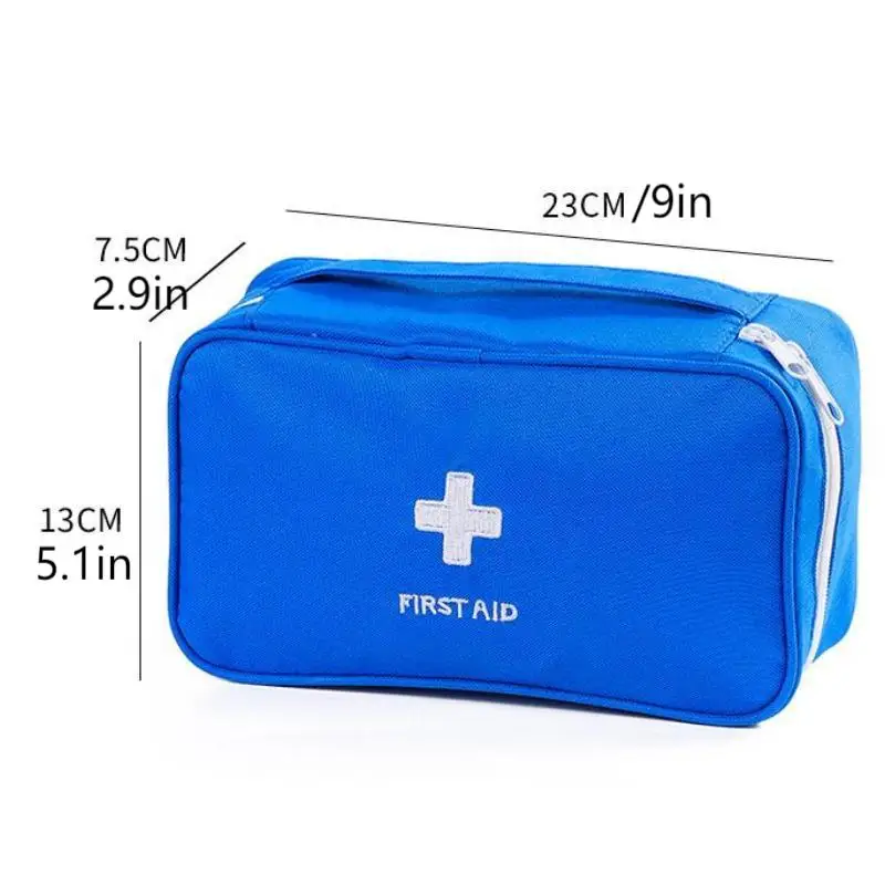 Travel Portable First Aid Kit, Zipper Lightweight Rescue Bag, Simple Medical Bag