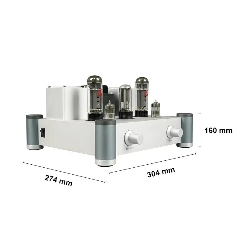 HIFI Professional Power Amplifier Class A Audio Tube Amp High Level Single-ended Amplifier For Home Theater Stereo Audio System