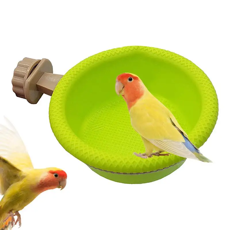 

Birdbaths For Outdoors Parrot Bathtub Bird Swimming Pool Toy Bath Shower Water Dispenser For Canary Love Birds Goldfinch