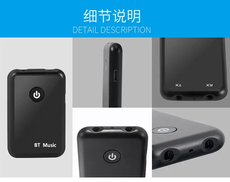 Bluetooth Audio Transmitter Receiver Speaker Sound System Receptor Adapter With USB 3.5mm Interface
