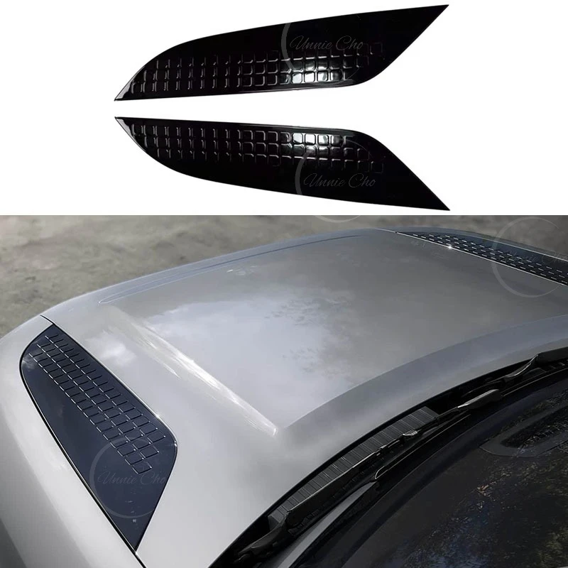 2026 Style Hood Intake Scoop Bonnet Trim Panel for Land Rover Defender 90 100 130 L663 2020+ 2Pcs Air Vent Outlet Covers Bar