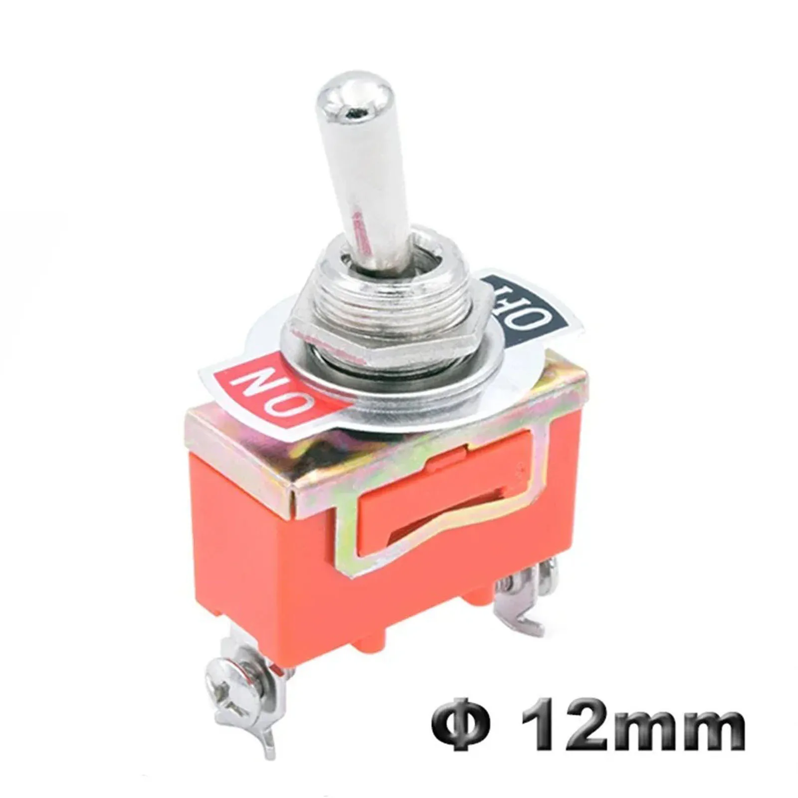 2pcs SPST DPDT 250V 15A Toggle Switch 2 3 Position Latching on-off on-on on-off-on E-TEN1322 1021 1122 1221 1321 Cap Waterproof