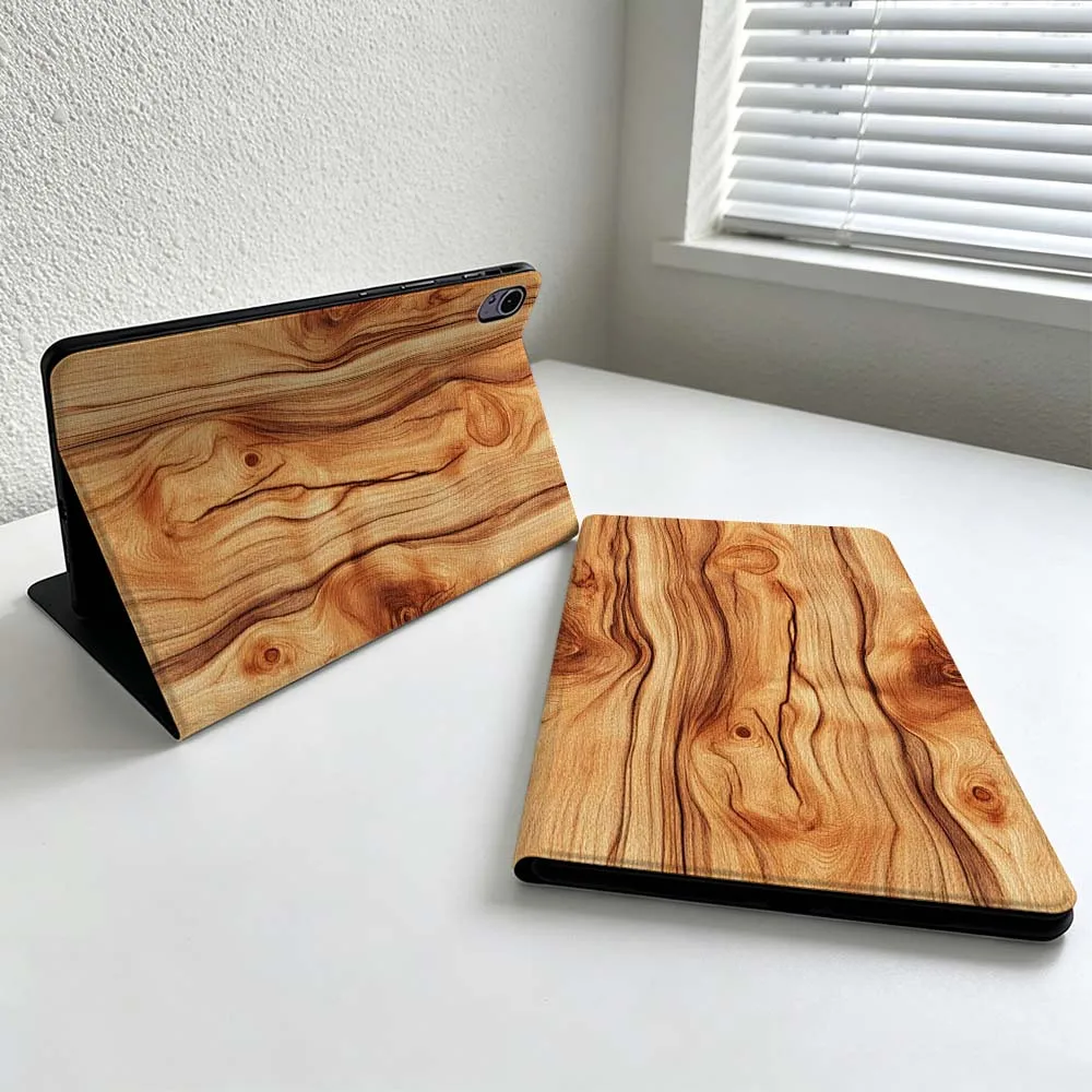 Natural Wood Grain Pattern For Huawei MatePad MediaPad MagicPad Honor Pad 10 9 8 X10 X9 X8 Pro Soft Inch Tablet Case Cover 2