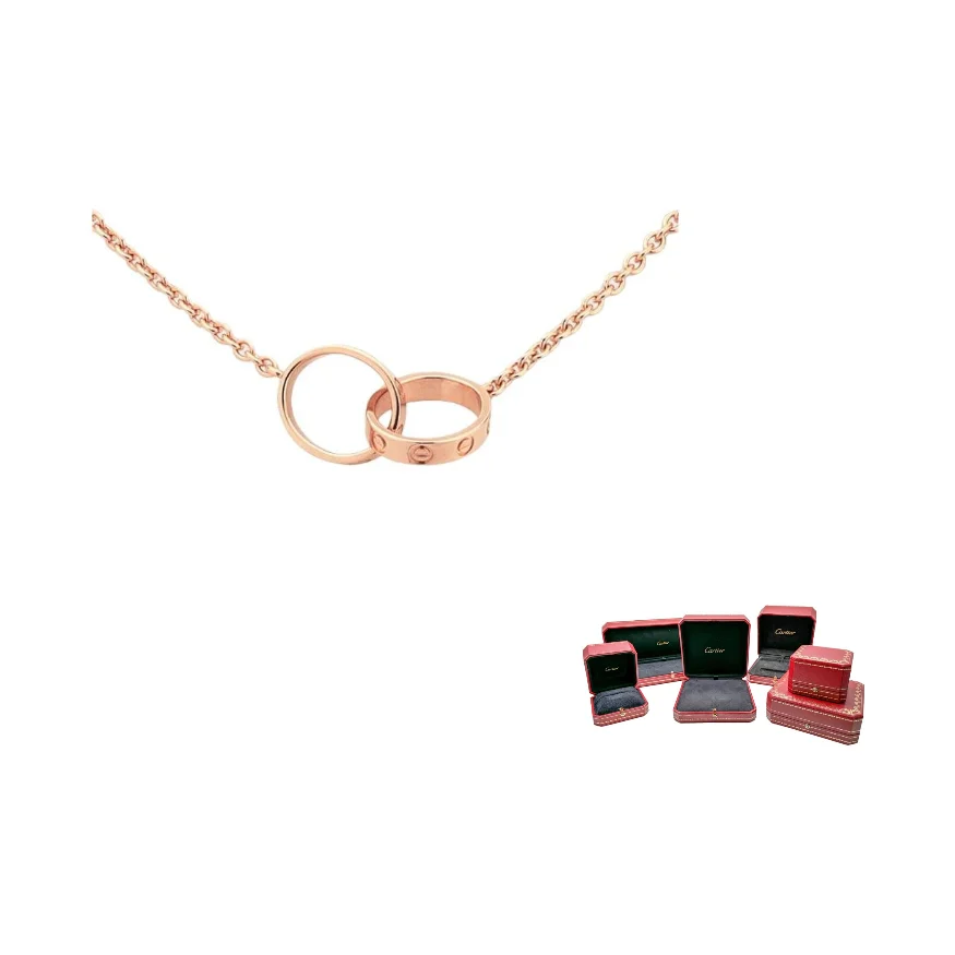 CARTIER LOVE 18K Rose Gold Necklaces Unisex Rose Gold B7212300-