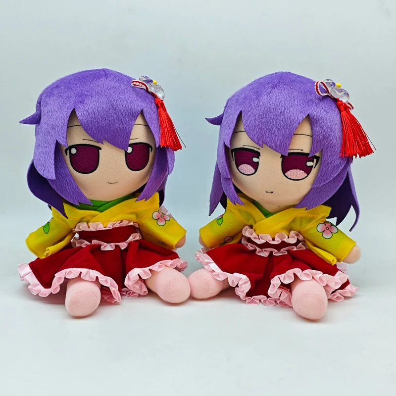 

20cm Anime Game TouHou Project Hieda no Akyuu Fumo Kawaii Cosplay Soft Cotton Doll Cartoon Sitting Posture Toy Figures Fans Gift