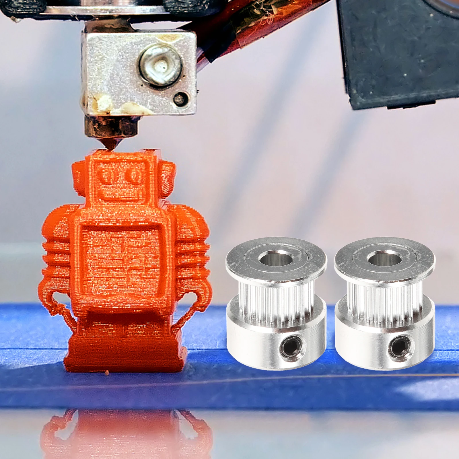 

5 GT2 Timing Belt Pulleys 6mm Width 5mm Shaft Stepper Motor 12 Teeth Min 32 Teeth Recommended Printer Lifting Accessories