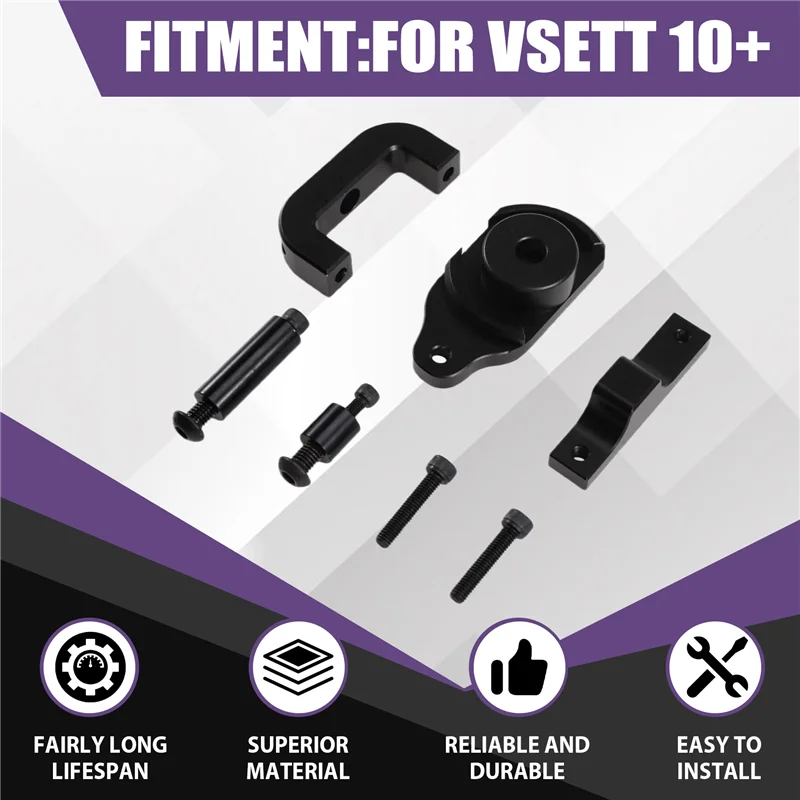 

Electric Scooter Steering Stabilize Damper Mounting Bracket Kit For VSETT 10+