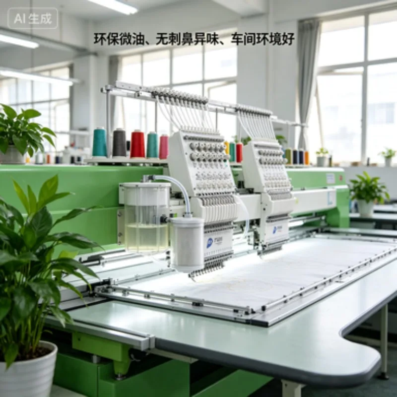 High-Speed Computerized Embroidery Machine with Single Head Configuration and 1200 RPM Speed for Custom Logo Embroidery