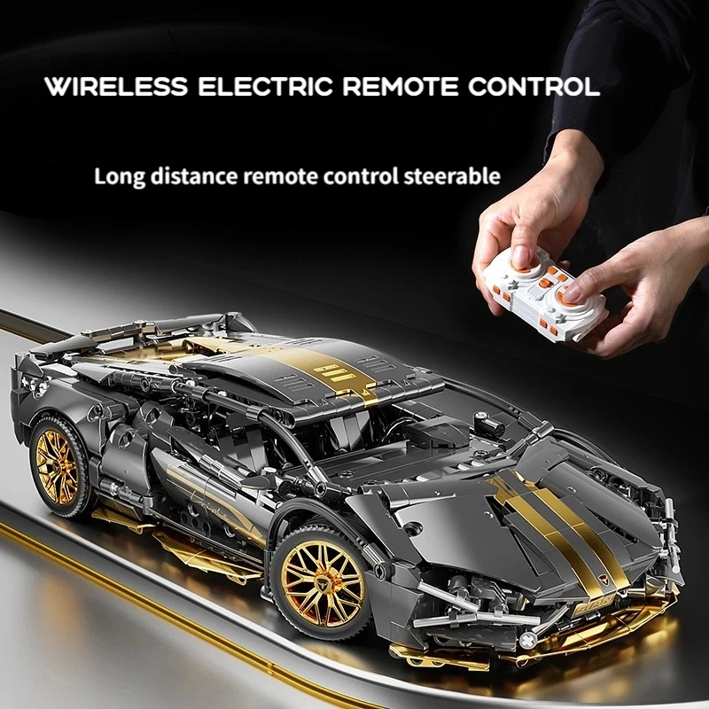 Cutting edge 1:14 Technical Racing Sport Car Building Blocks Assemble Your Supercar and Enjoy thePuzzle Ideal Gift for All Ages