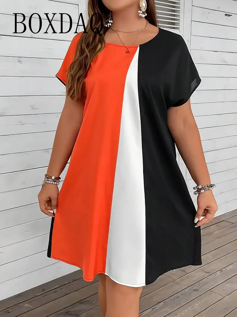 Рисунок 4 - Женское платье больших размеров с принтом