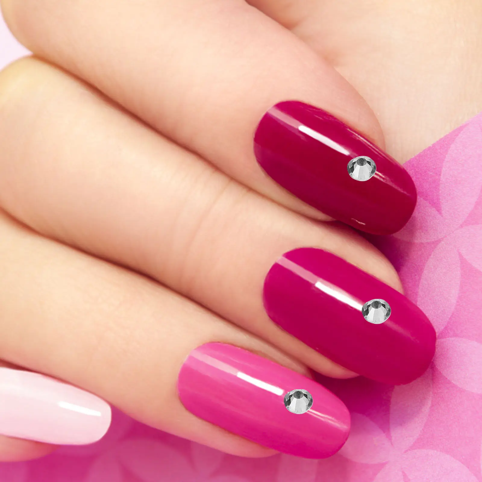 1 ボックスプレミアムネイルチャームフラットバックラインストーンネイルアート DIY デコレーションアクリルネイルマニキュアクラフト装飾用