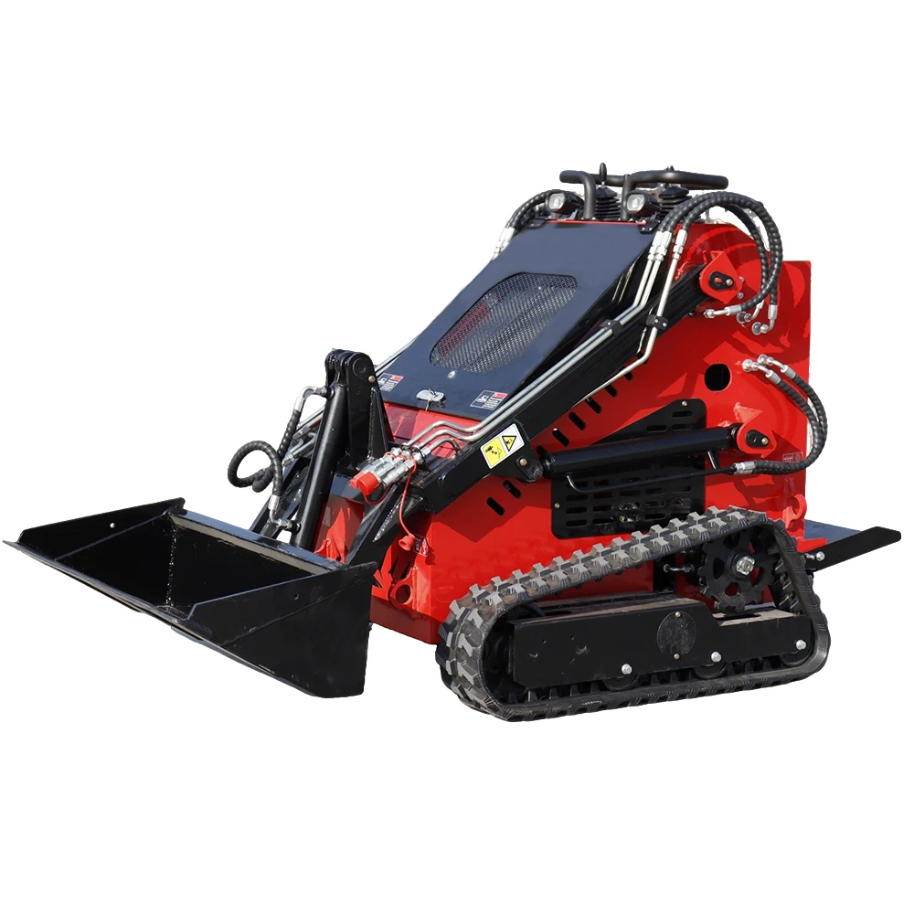 MMS Mini Skid Steer Loader with Briggs & Stratton GAS Engine Foldable Pedals Track Loader USA Free Shipping