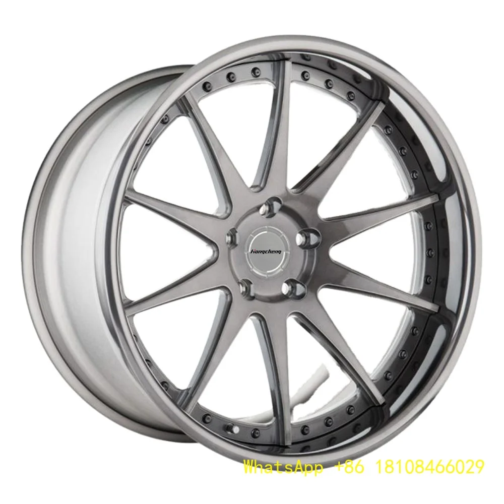 18-24 Inch 3-Piece Custom Luxury Forged Wheel Blank 5x112 5x120 for Car Modification