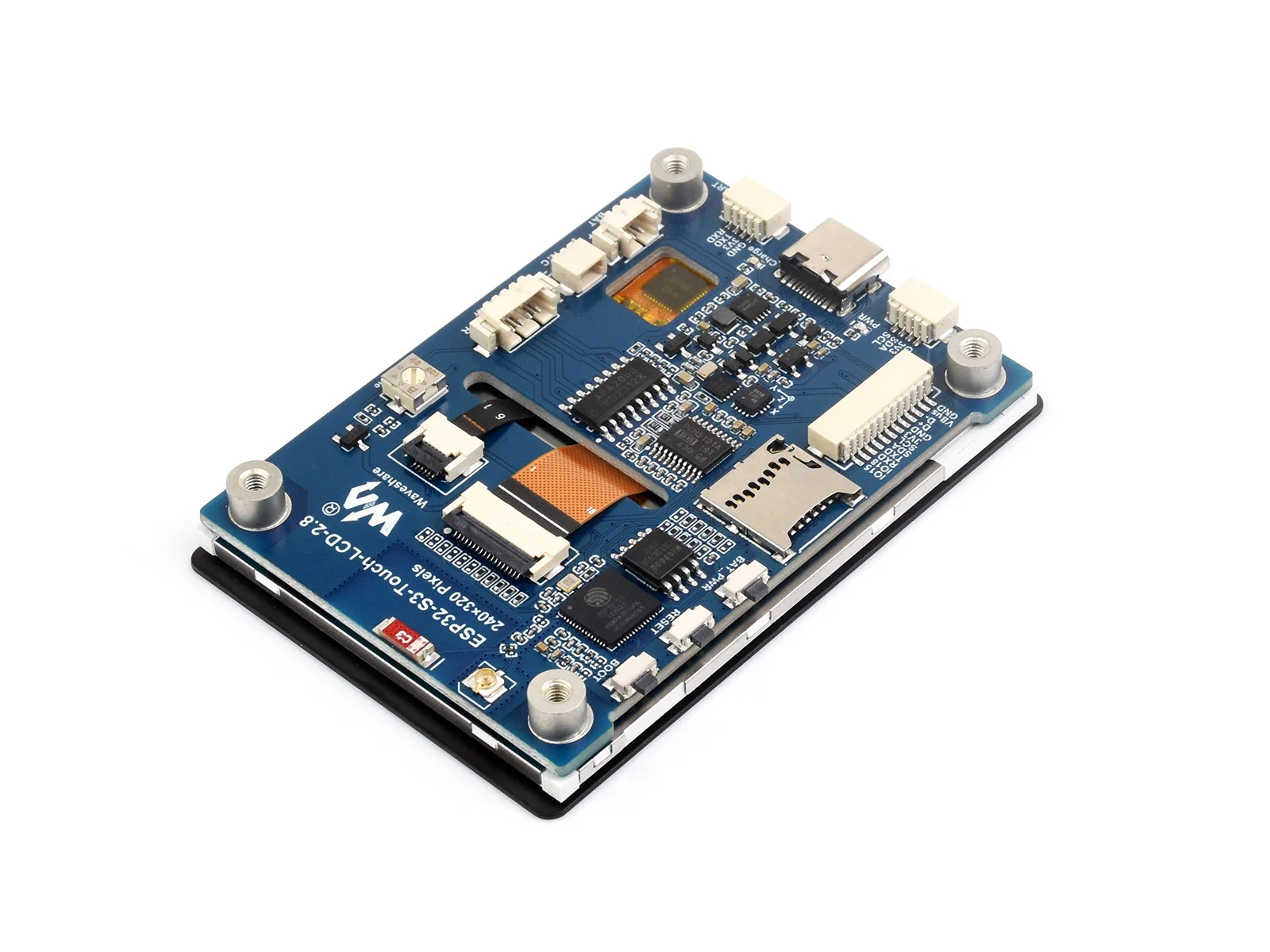 Imagem -06 - Waveshare-tela de Toque Capacitiva Ips Esp32-s3 2.8 Lvgl Gui Placa de Desenvolvimento 240x320 Suporte de Toque de Pontos Wi-fi e Bluetooth