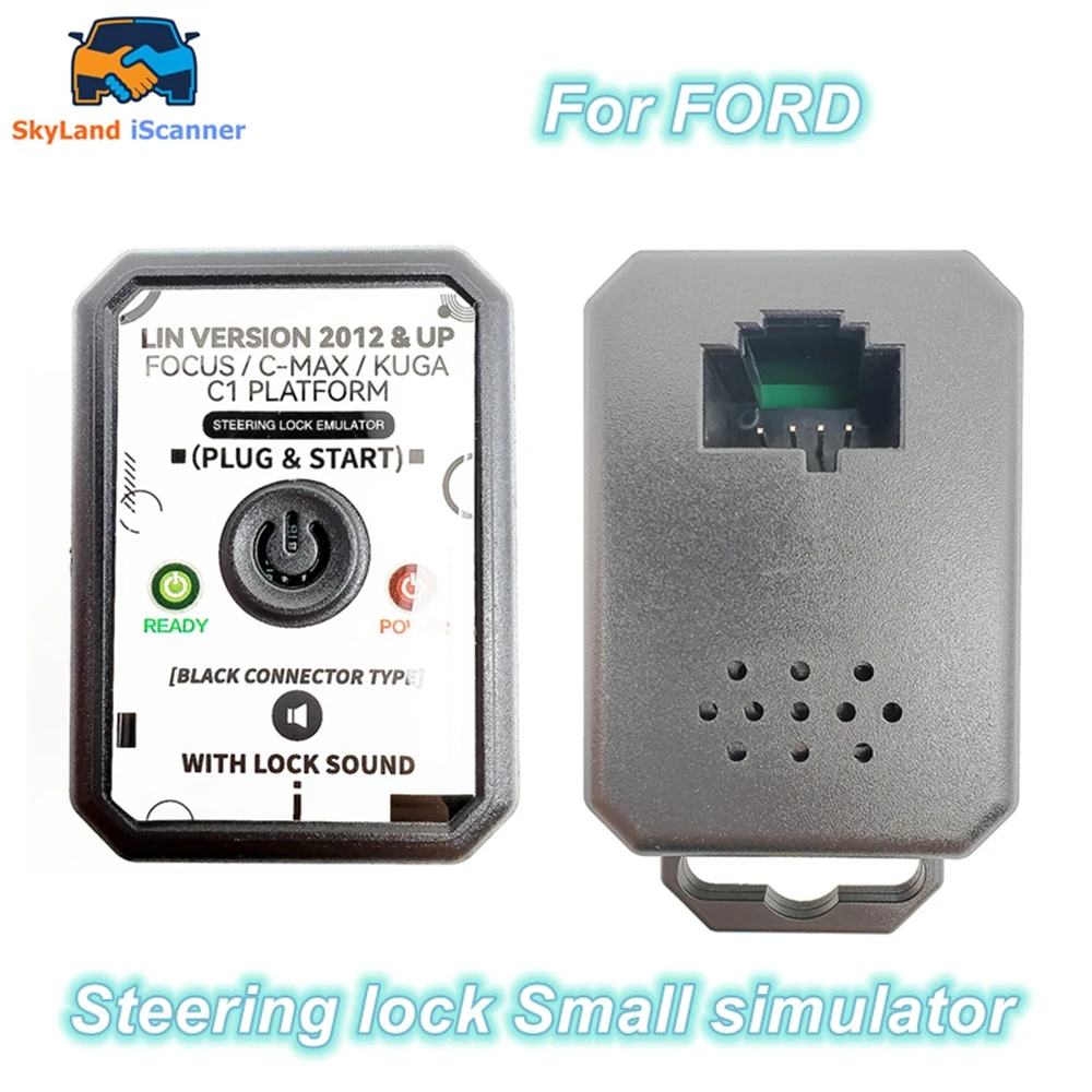 2026 Best For Ford Focus C-Max Kuga C1 Platform 2012 & UP Steering Lock Simulator Emulator With Lock Sound Super practical