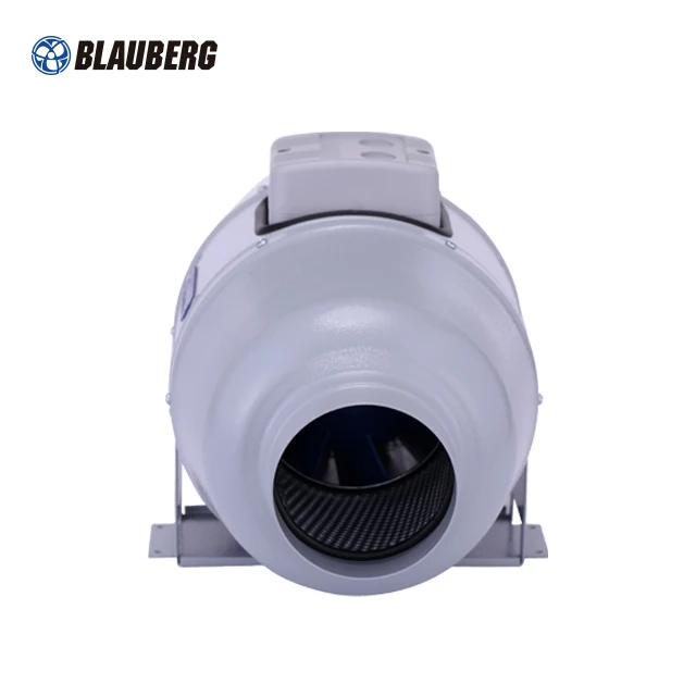 Kipas Ventilasi Ekstraksi Industri Plastik Senyap AC 230V 50W 160mm untuk Dapur/Kamar Mandi Elektrik OEM IPX4 Ball
