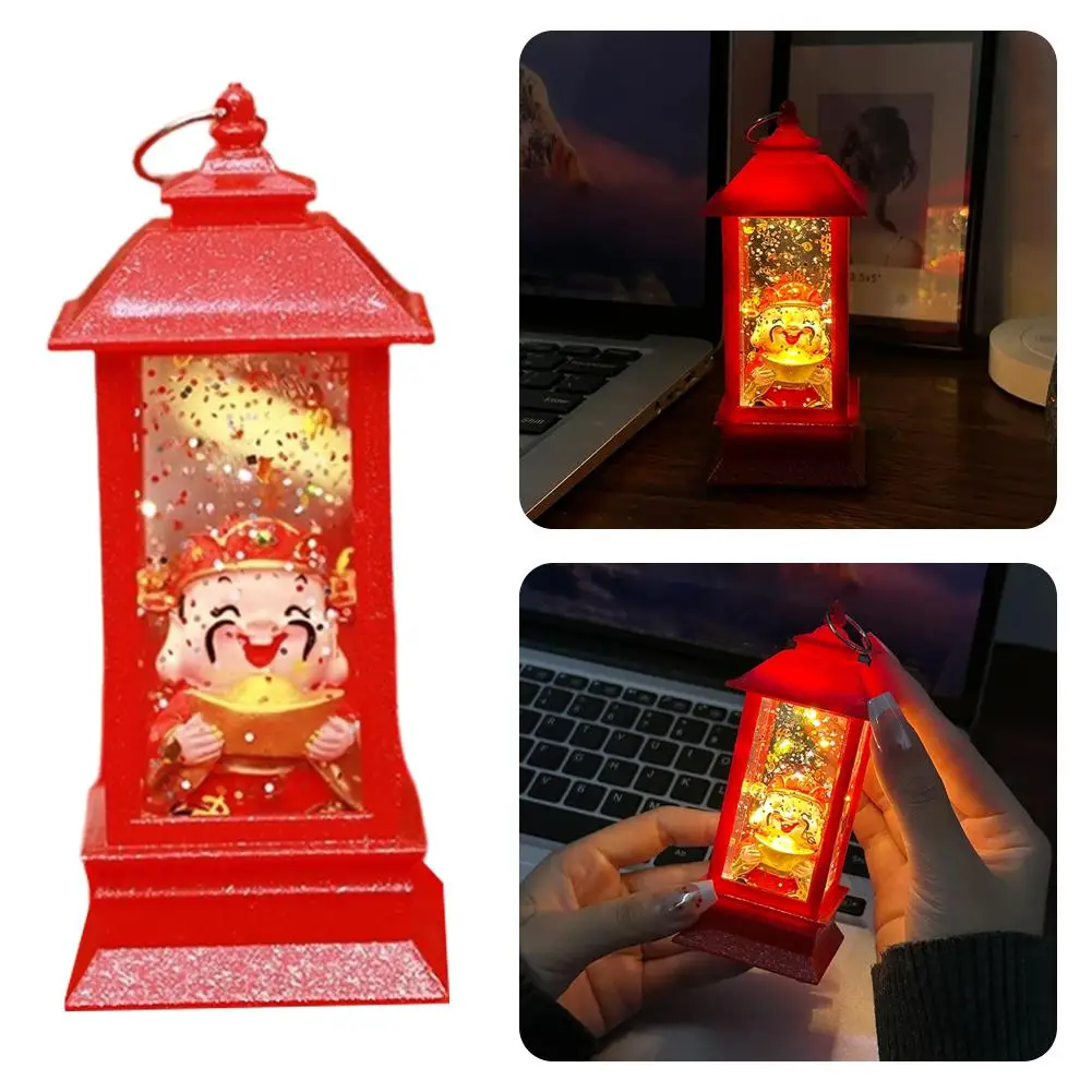 2025 Chinese New Year Lantern Chinese God Of Wealth Home The Lanterns Decor Snake Light Of Festival Spring Hanging Year Nig Z0W9