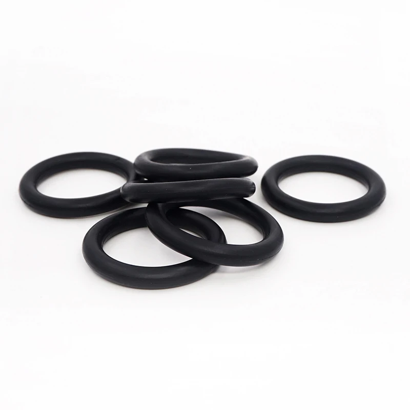 Bild 4: Dicke CS2 mm, schwarze O-Ringe aus NBR-Nitrilkautschuk, Dichtungen, Dichtungsscheibe, temperaturbeständig, verschleißfest