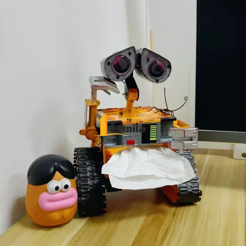 Iron Art Retro Tile Wall-e Robot Piggy Bank Creative Paper Drawer Tray Storage Ornament Decoration Drawer Box Brithday Gift