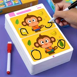 教育的な障害発見ゲーム: 集中力と注意力を訓練するための再利用可能なワイピングペーパー