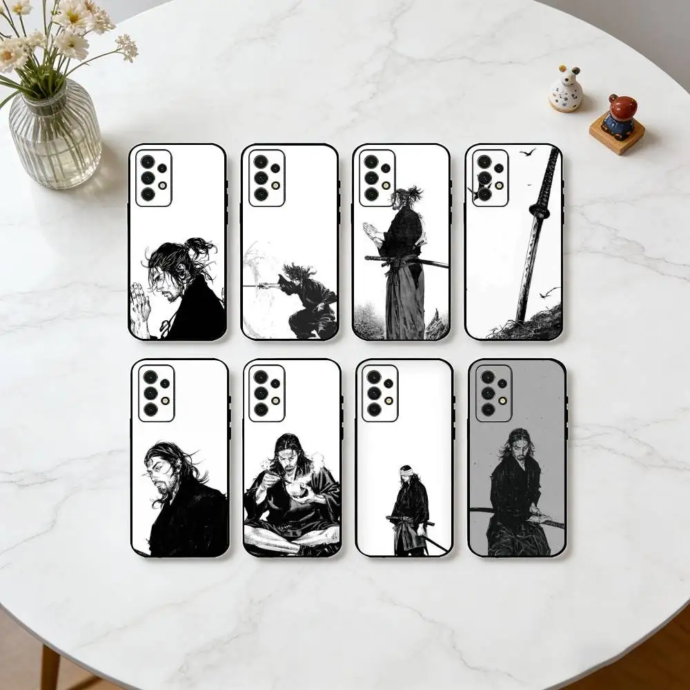 J-Japanese Vagabond Samurai2  Phone Case Black Silicone Soft For Samsung S25,S24,S21,S22,S23,S30,Ultra,S20,Plus,Fe,Lite