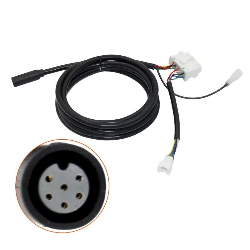 6-Pin Controller Communication Cable for Ninebot ZT3 Pro Scooter, Display Data Wiring Harness, OEM Replacement Part