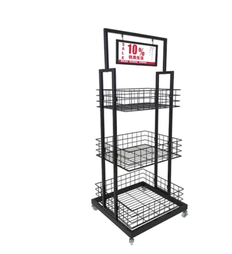 Daily chemical store storage rack mask display cabinet promotion display rack cash register snack small shelf