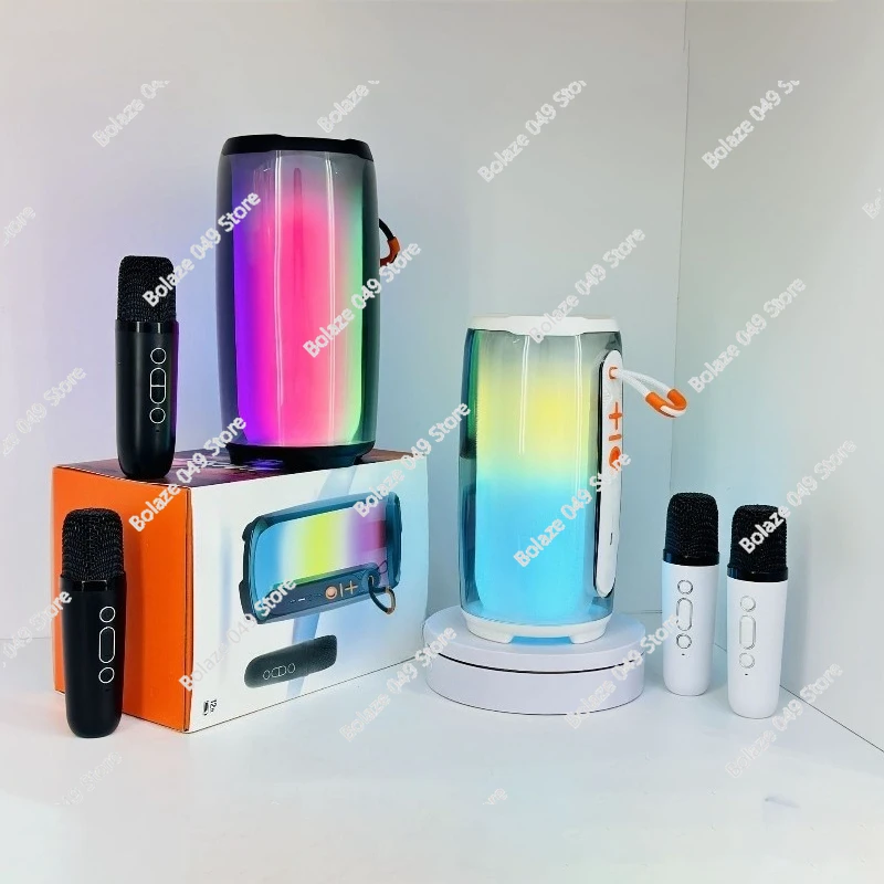 Full Screen RGB Light Colorful Wireless Speaker Pulse Bluetooth Speaker Desktop Outdoor