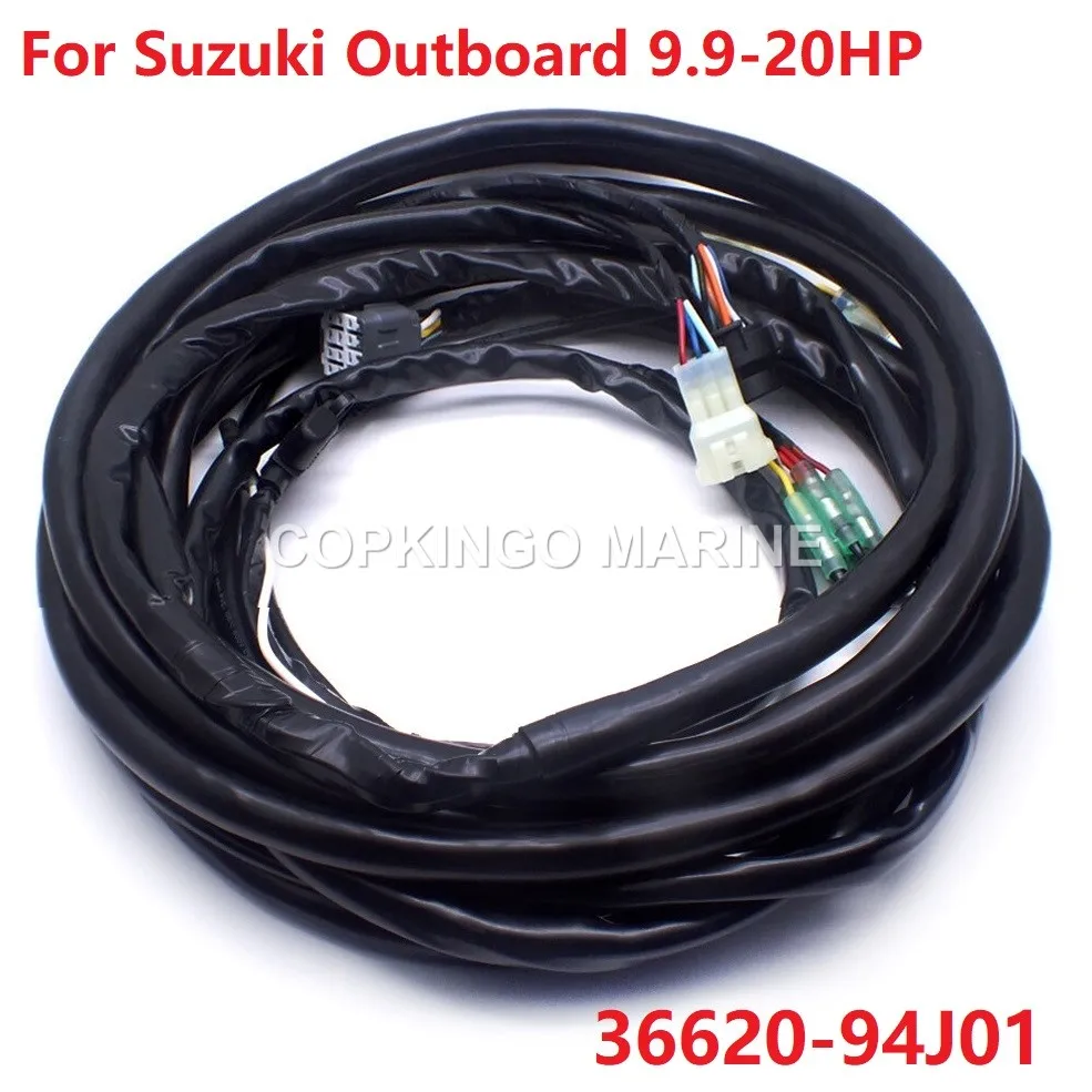 Boat Main Wiring Harness 21ft For Suzuki Outboard Remote Control 9.9-20HP 36620-94J01