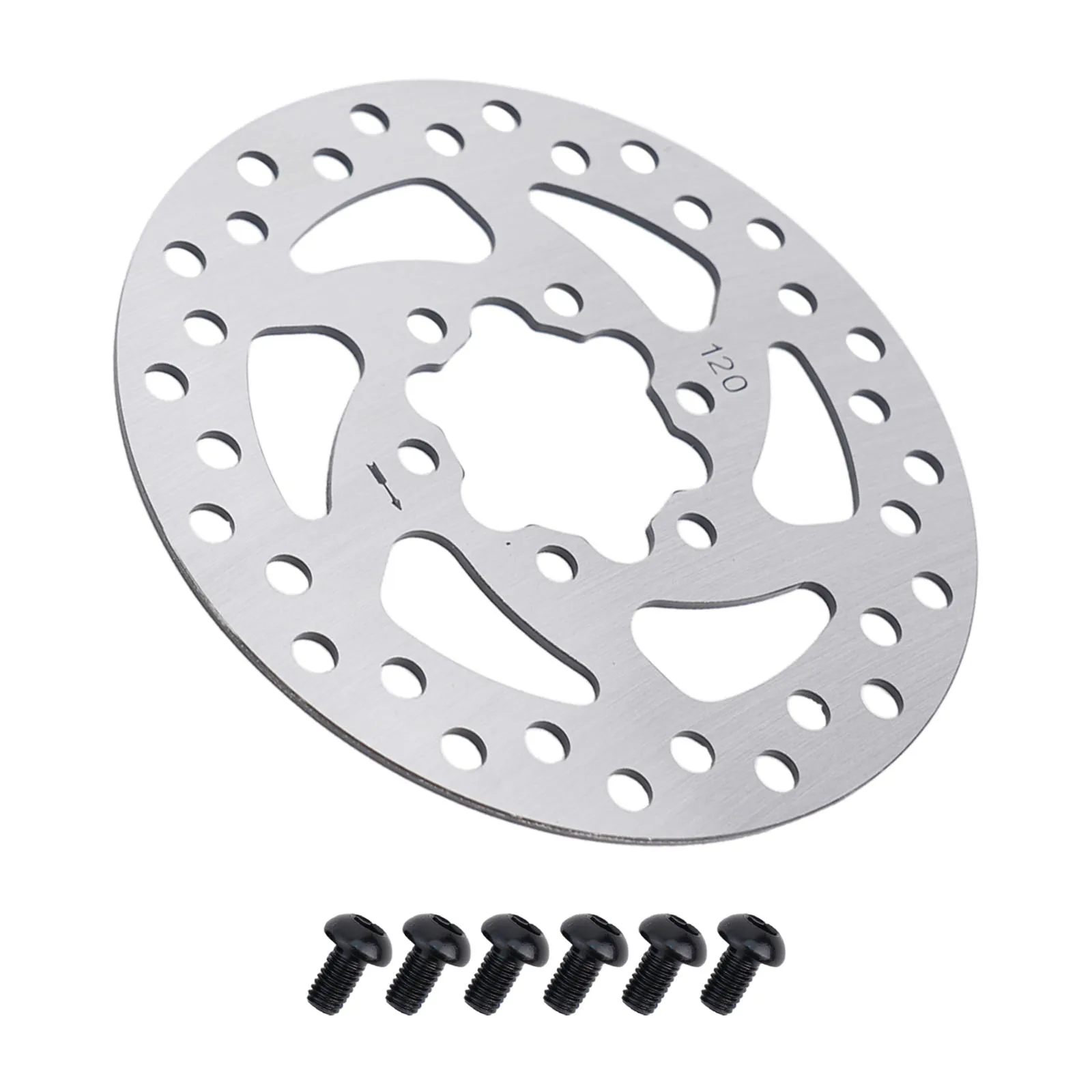 Fit High Performance Stainless Steel Disc Brake at Size of 120 mm Suitable For E Scooter With Required Fixings