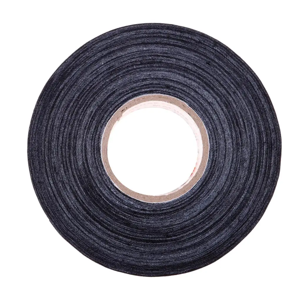 1 Roll Waterproof Adhesive Ice Hockey Cloth Stick Grip Tape 25mmx22.5m Tightly woven poly-cotton cloth tape