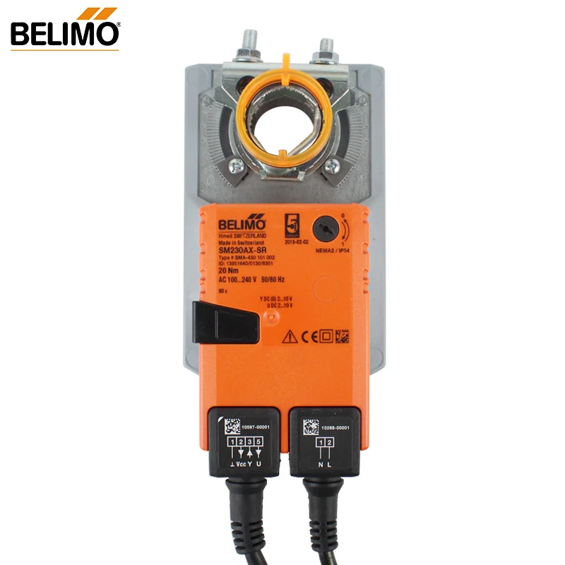 Belimo 20NM AC100 AC240V SM230AX-SR Modulating damper actuator for HAVC  system