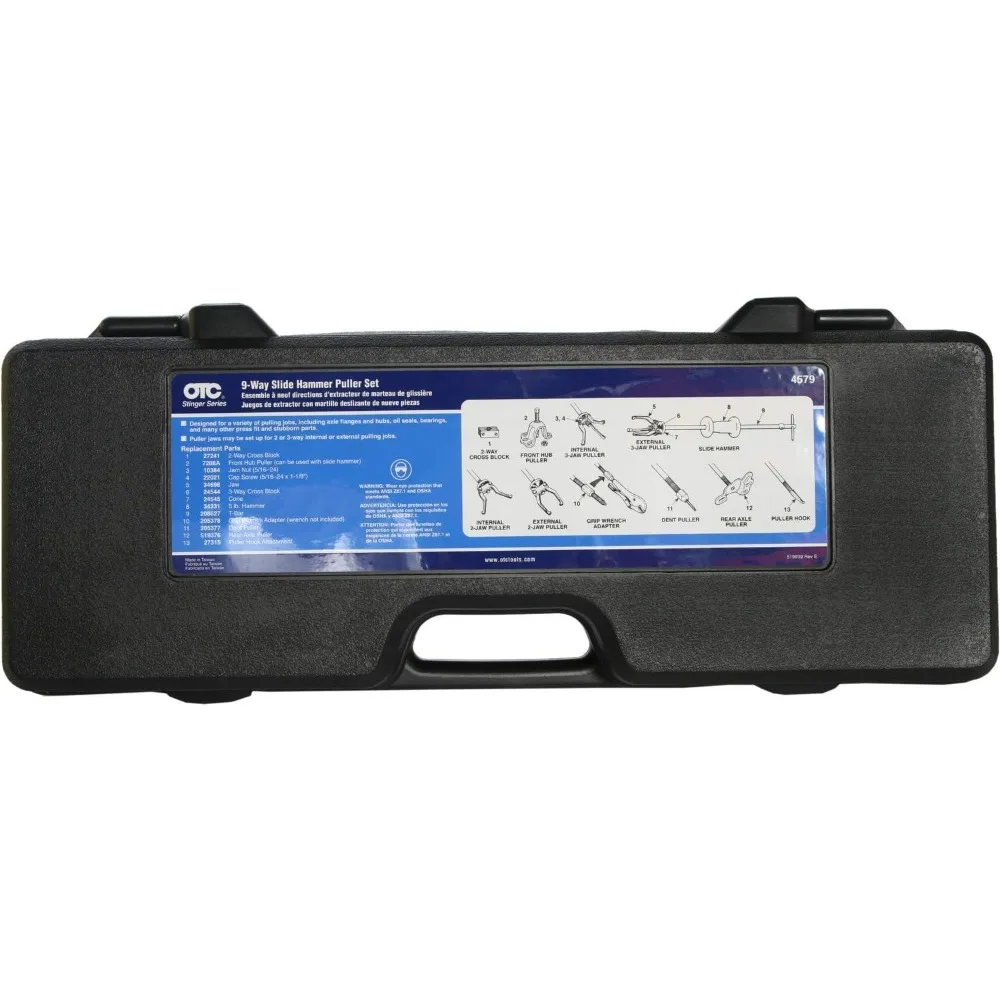 4579 9-Way Slide Hammer Puller Set , Black