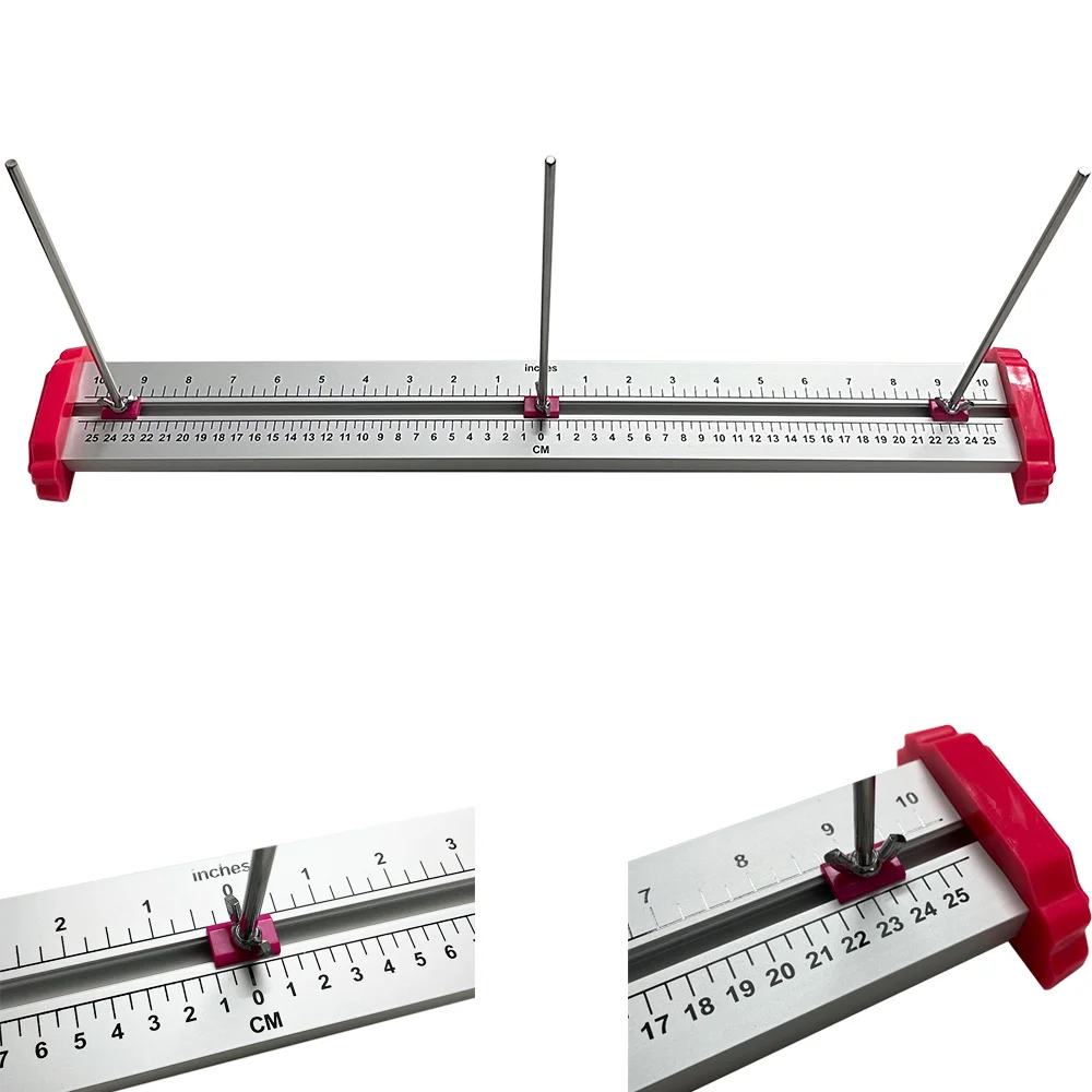 Balloon Sizer Ruler Metal Balloon Measurement Tool Adjustable Balloon Ruler Arches Birthday Party Wedding Graduation Supplie 