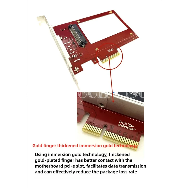 Placa adaptadora U2 U.2 placa adaptadora SFF8639 interface para PCIe 3.0X4 placa adaptadora de disco rígido para Intl P4800X P4610 P4510