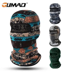 Winter Fleece Balaclava Cold Weather Ski Full Face Cover Thermal Windproof Mask Sports Hood Cap Hiking Cycling Bike Neck Warmer