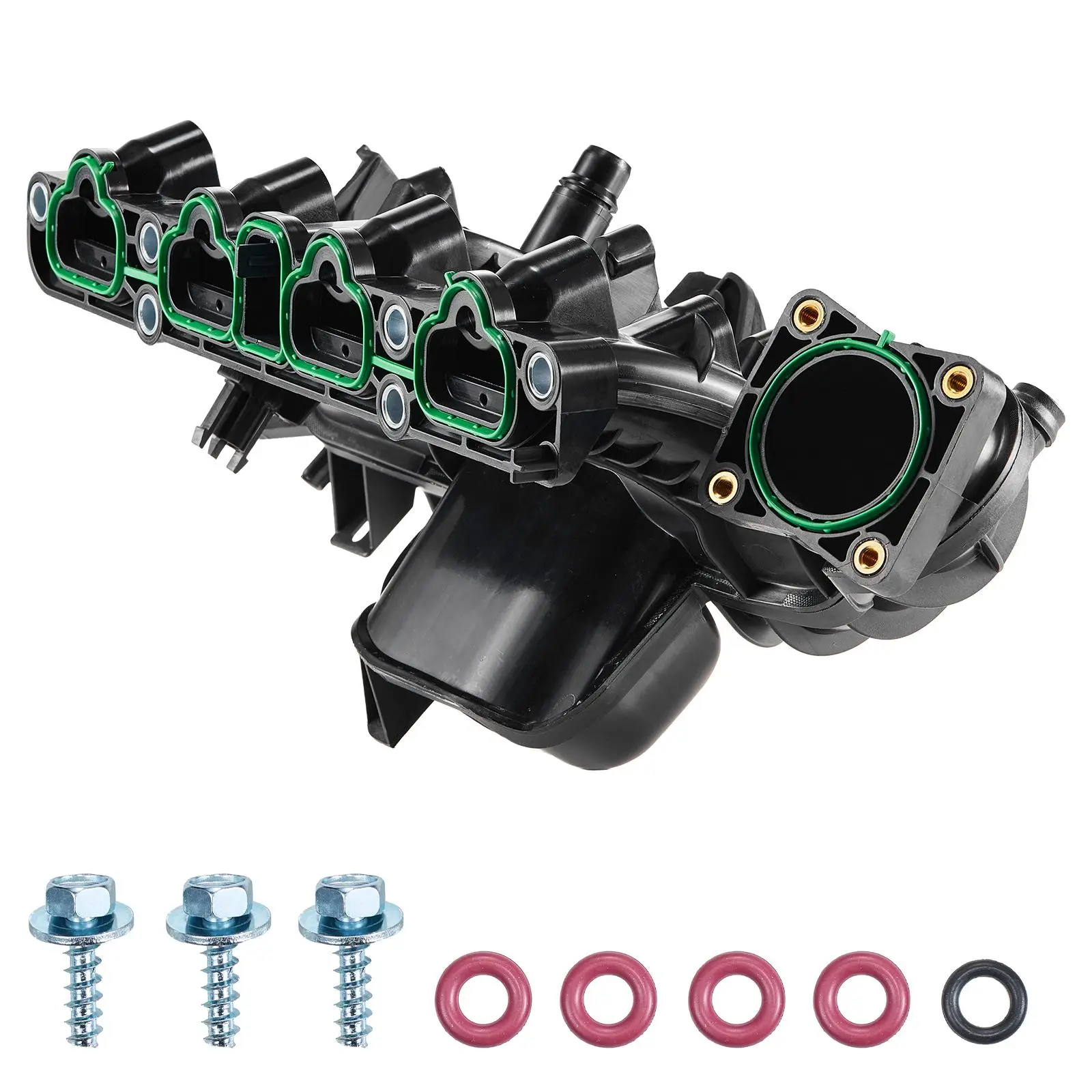 Intake Manifold, with Gasket, Engine Assembly Compatible 2013-2019 Buick Encore, Replacement Replace 615-380, 55577314